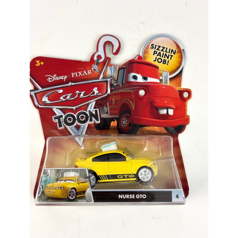Disney Pixar Cars Toon Nurse GTO #4 P7227 Rescue Squad Mater Sealed